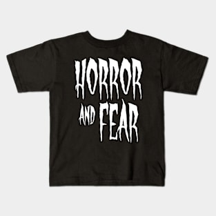 Horror and Fear Kids T-Shirt